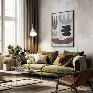 Tablou înramat „Shapes” de Dan Hobday