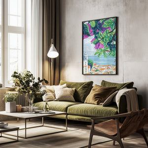 Tablou înramat „Lisbon” de Pauline Wegman | Key and Sea Creative