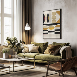 Tablou înramat „Abstract composition 25” de NKTN