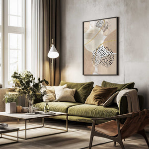 Tablou înramat „Jealous Beige-2” de Sally Ann Moss