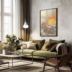 Tablou înramat „Mountainscape Nº1” de Florent Bodart