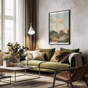 Tablou înramat „The Finest Giant Mushroom” de Florent Bodart