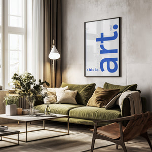 Tablou înramat „Hello Bold Typography” de Athene Fritsch
