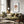 Tablou înramat „Abstract Circle Painting” de Melloi Art Prints