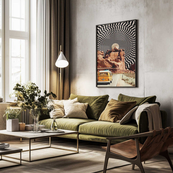 Tablou înramat „The Real Road Trip” de Taudalpoi