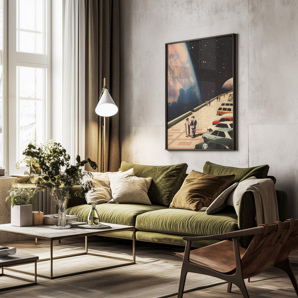 Tablou înramat „Space Promenade” de Taudalpoi