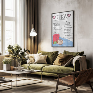 Tablou înramat „Swedish Fika Treats” de Athene Fritsch