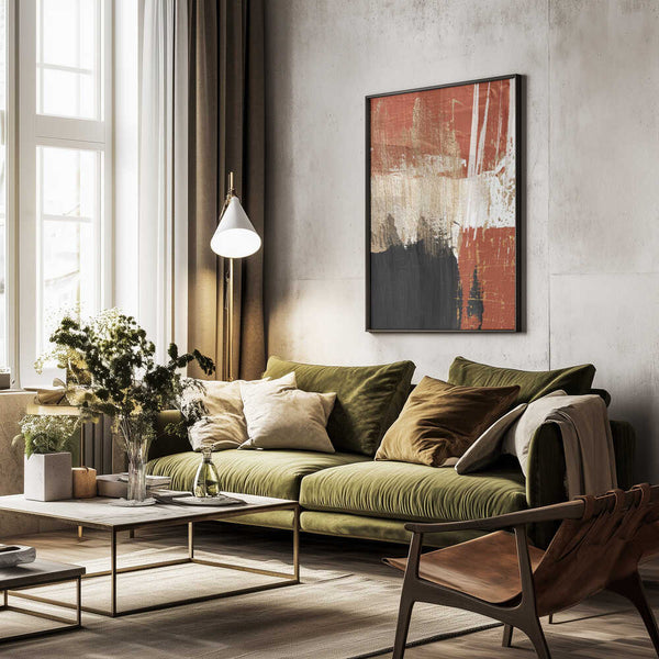 Tablou înramat „Cover of Fire-3” de Sally Ann Moss