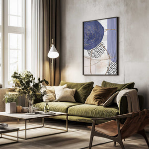Tablou înramat „Circle of Colour-2” de Sally Ann Moss