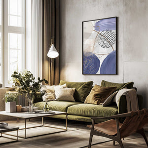 Tablou înramat „Circle of Colour-1” de Sally Ann Moss