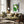 Tablou înramat „Midcentury Olive” de Ejaaz Haniff