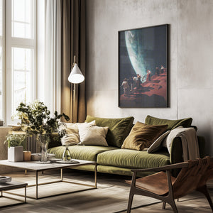 Tablou înramat „Missing the Ones We Left Behind” de Frank Moth