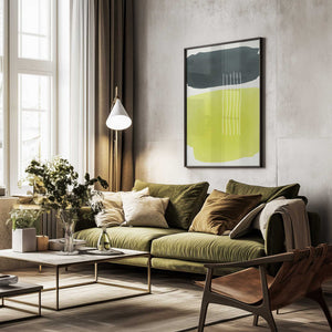 Tablou înramat „Watercolor Shapes Series #2” de jay stanley