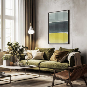 Tablou înramat „Watercolor Shapes Series #3” de jay stanley