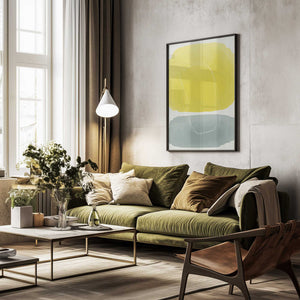 Tablou înramat „Watercolor Shapes Series #4” de jay stanley