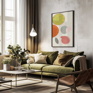 Tablou înramat „Friendly Colors Hilma 1” de Ana Rut Bre
