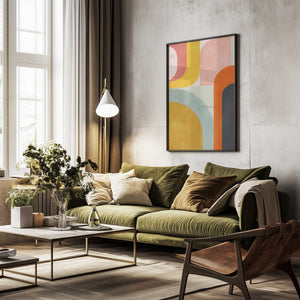 Tablou înramat „Friendly Colors2” de Ana Rut Bre