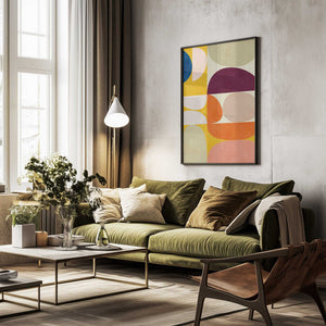 Tablou înramat „Vivid Bauhaus2” de Ana Rut Bre