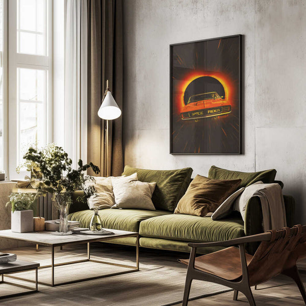 Tablou înramat „The Space Rider” de Taudalpoi