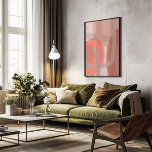 Tablou înramat „Coral II” de Studio Palette