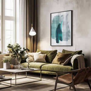 Tablou înramat „Abstract Brush Strokes 19” de Mareike Böhmer