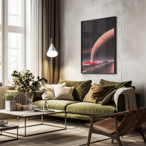 Tablou înramat „Saturn Traffic” de Taudalpoi