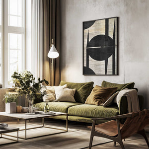 Tablou înramat „Geometric Harmony” de Treechild