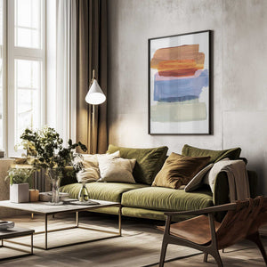 Tablou înramat „Abstract Brush Strokes 49 A1” de Mareike Böhmer