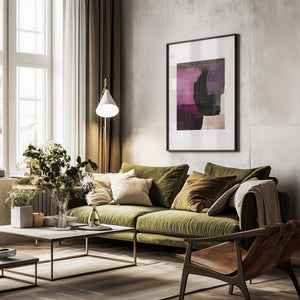 Tablou înramat „Abstract Brush Strokes 77” de Mareike Böhmer