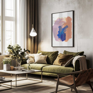Tablou înramat „Abstract Brush Strokes 90” de Mareike Böhmer