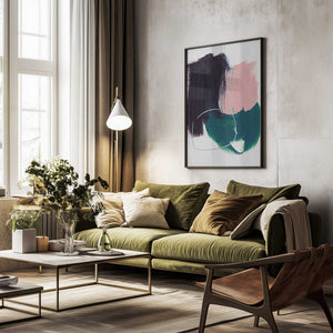 Tablou înramat „Abstract Brush Strokes 10” de Mareike Böhmer
