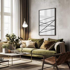 Tablou înramat „Geometric2f Oju 2x3” de Oju Design