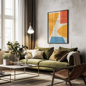 Tablou înramat „Geox1f  Oju 2x3” de Oju Design