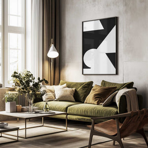 Tablou înramat „Bw1cwf  Oju 2x3” de Oju Design
