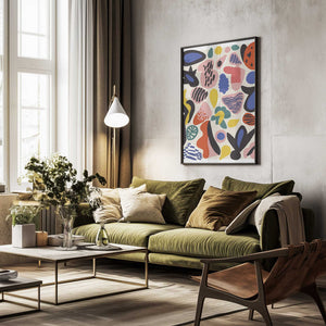 Tablou înramat „Vibrant Abstractions” de Treechild