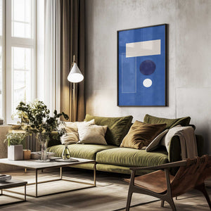 Tablou înramat „Minimalist Geometric shapes” de Elena Ristova