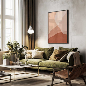 Tablou înramat „Autumn Layers” de Elena Ristova