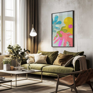 Tablou înramat „Pastel cut out Matisse” de Ana Rut Bre