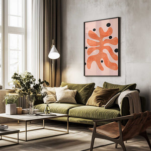Tablou înramat „Aquarell Miro Shapes3e Kopie” de Ana Rut Bre