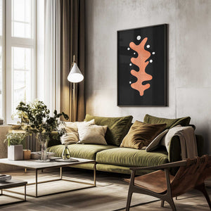 Tablou înramat „Aquarell Miro Shapes4 Kopie” de Ana Rut Bre