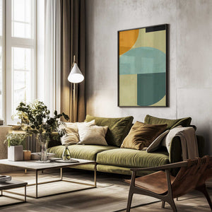 Tablou înramat „Rainbow Plus Shapes3” de Ana Rut Bre