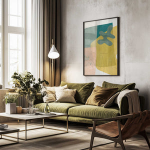 Tablou înramat „Nature Friendly Terracotta 3 Aquarell Kopie” de Ana Rut Bre