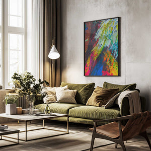 Tablou înramat „colored paints” de engin akyurt
