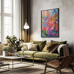 Tablou înramat „Ethereal Blossom Glow” de Dorothy Fagan