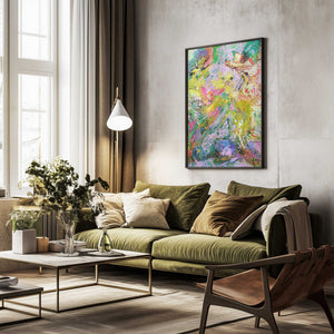 Tablou înramat „Brilliant Bloom Scape” de Dorothy Fagan