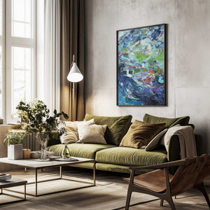 Tablou înramat „Ethereal Blossom Glow” de Dorothy Fagan