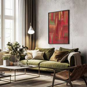 Tablou înramat „Abstract Geometric Modern Art” de Bilge Paksoylu