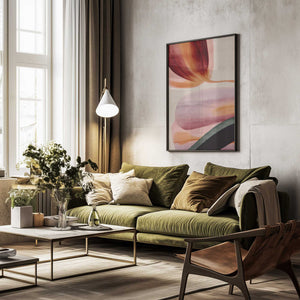 Tablou înramat „Blossom Abstraction” de Treechild