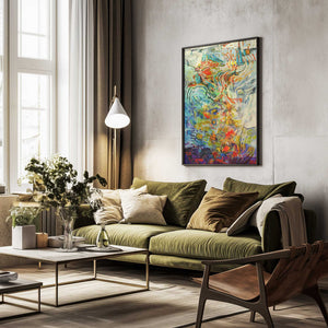 Tablou înramat „Ethereal Blossom Glow” de Dorothy Fagan