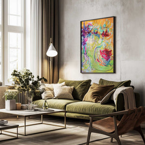 Tablou înramat „Vibrant Blossoms” de Dorothy Fagan
